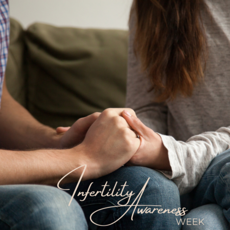 Strength in unity during Infertility Awareness Week. A couple clasps hands, navigating the journey together with resilience and hope. 🤝💕 #SupportThroughStruggle