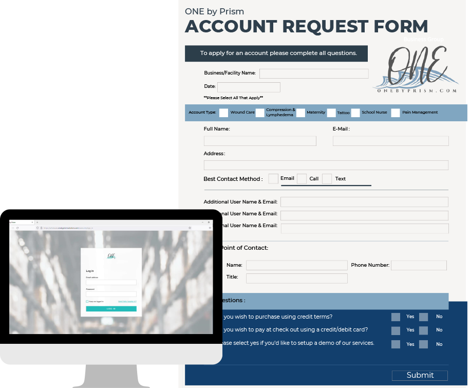 Account Request Form image.