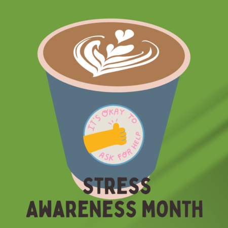 Sipping serenity during Stress Awareness Month. A heartwarming latte serves as a reminder to indulge in moments of self-care and kindness. Take a sip, breathe deep, and embrace tranquility. ☕💖 #StressLessLoveMore